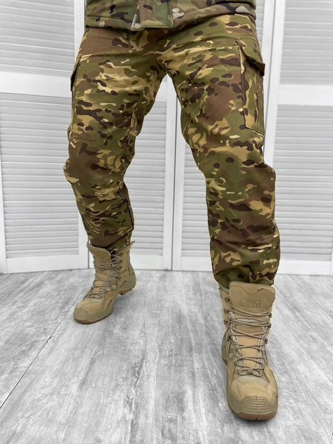 Тактичні теплі військові зимові бойові штани, Камуфляж: Мультикам, Розмір: L - зображення 1