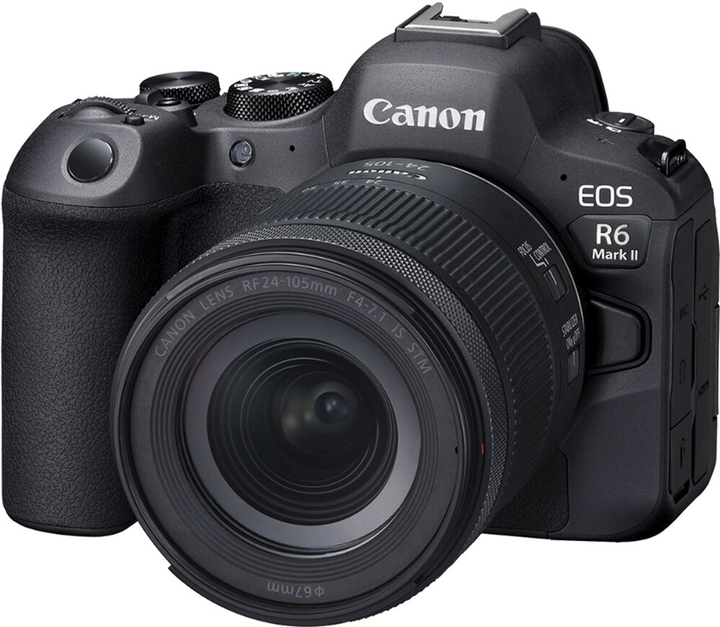 Фотоапарат Canon EOS R6 Mark II RF 24-105mm F4-7.1 IS STM Kit Black (5666C030AA) - зображення 1