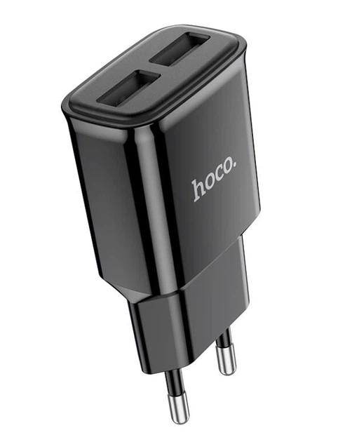 Зарядное устройство (зарядка) для телефона Hoco C88A Star 2хUSB 2.4 А Черный (C88AB) - изображение 4
