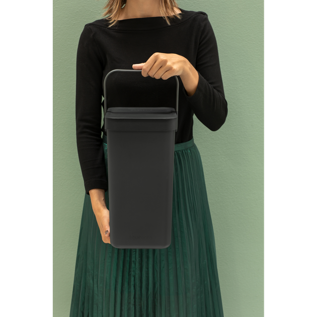 Ведро для мусора Brabantia Sort&Go 12 л (109805) - Фото 6 Ведро для мусора Brabantia Sort&Go 12 л (109805) - изображение 6