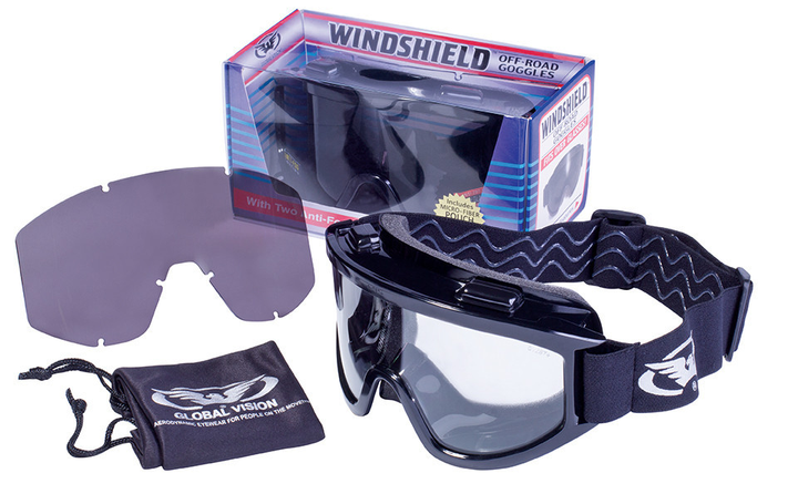 Защитные очки Global Vision Wind-Shield KIT Anti-Fog, сменные линзы - изображение 2
