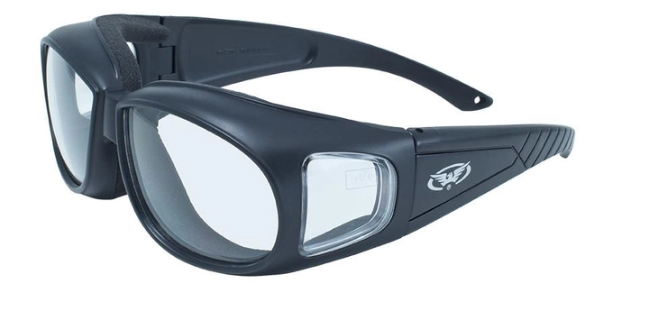 Очки защитные с уплотнителем Global Vision Outfitter (clear) Anti-Fog, прозрачные - изображение 1
