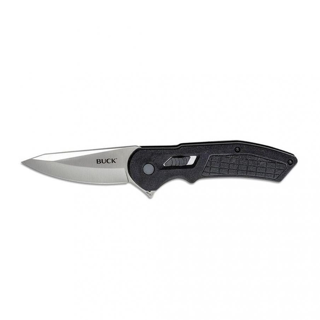 Нож складной карманный с флиппером и вращателем лезвия Buck 261BKS "Hexam Black", 170 мм - изображение 1