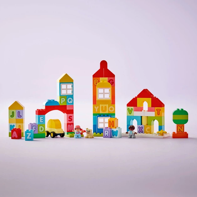 Конструктор LEGO DUPLO Classic Містечко з алфавітом 87 елементів (10935) - зображення 6