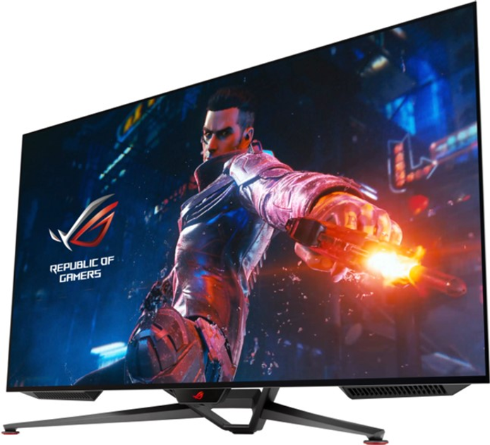 Монитор 41.5" Asus ROG Swift OLED PG42UQ (90LM0850-B01170) 4K OLED Gaming Monitor UHD / 138Hz / 0.1ms / HDMI 2.1 / True 10-Bit / DCI-P3 98% / G-SYNC Compatible / Console Ready - изображение 4