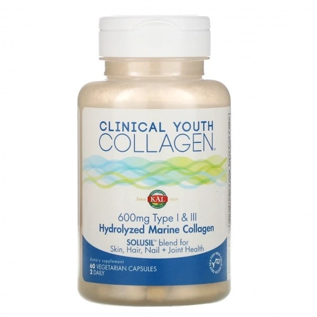Колаген омолоджуючий, Youth Collagen, KAL, 60 кап. (CAL-40696) – фото ...