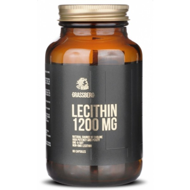 Лецитин, Lecithin, Grassberg, 1200 мг, 60 капсул (GSB-091696) – фото ...