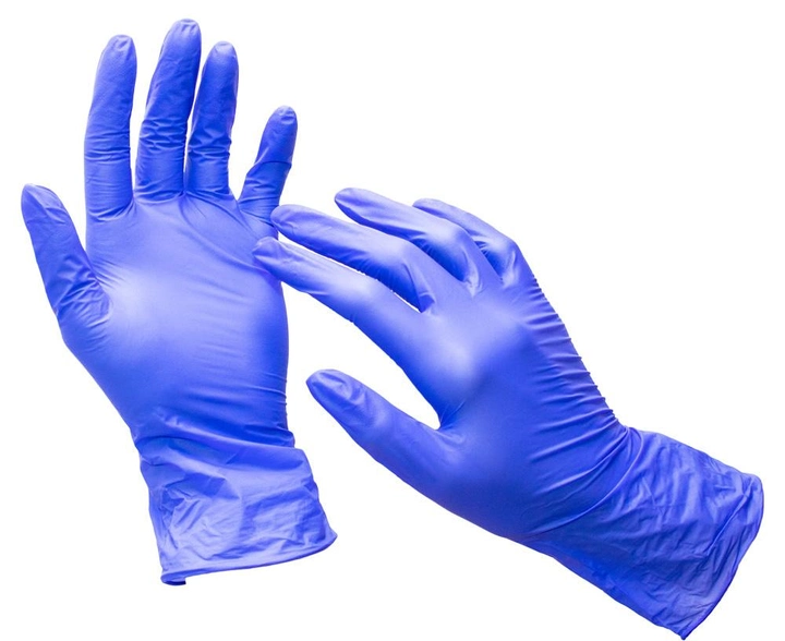 Перчатки нитриловые NITRYLEX синие L 100 шт - изображение 2