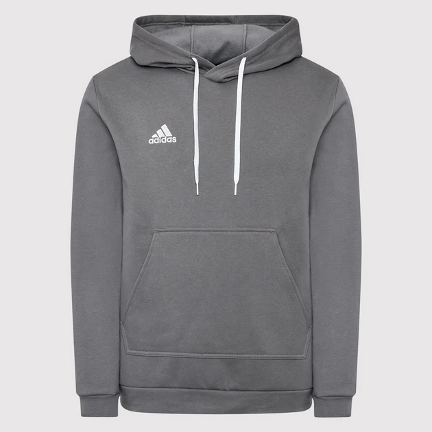 Bluza męska z kapturem kangurka Adidas Entrada 22 Hoody HB0578 XXL Szara (4065418941457) - obraz 4