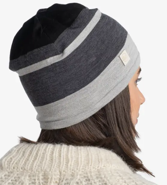 Шапка Buff Merino Move Beanie, Graphite (BU 130221.901.10.00) - зображення 9