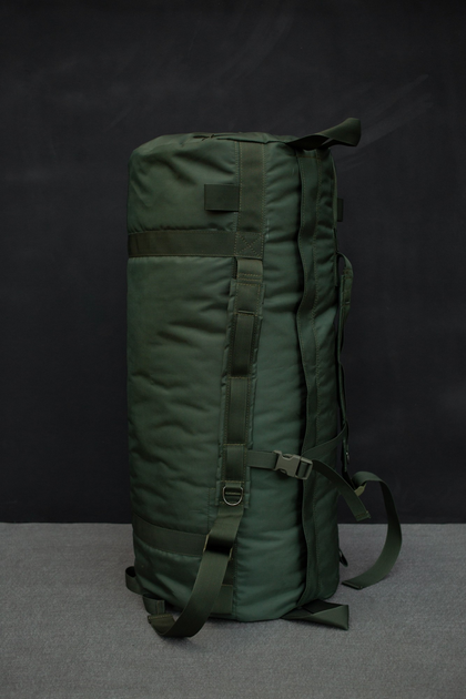Сумка баул-рюкзак війсковий Оберіг 85л 80*36 см олива темна - зображення 1