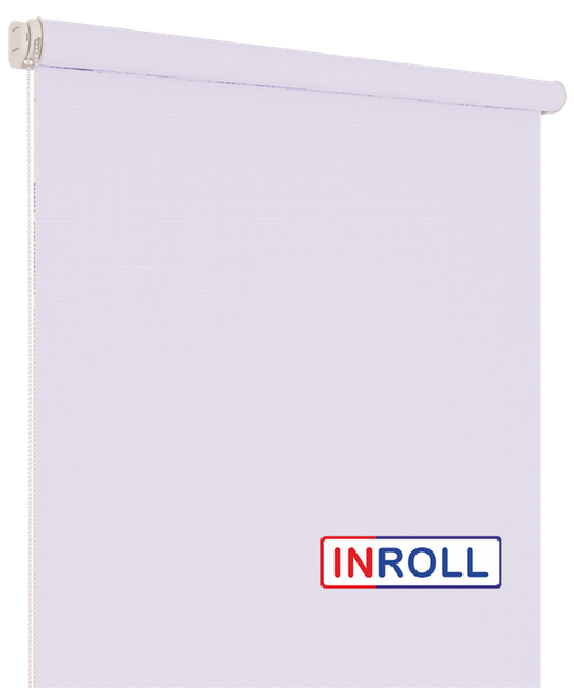 Ролета тканевая INROLL Есо-Mini 107,5х165 см Len Светло-лавандовый 611 - изображение 3