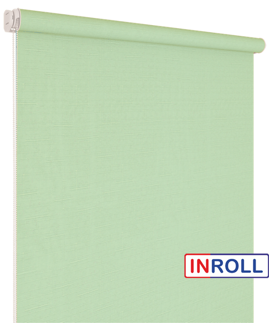 Ролета тканевая INROLL Есо-Mini Plus 55х165 см Len Светло-мятный 2073 - Фото 1 Ролета тканевая INROLL Есо-Mini Plus 55х165 см Len Светло-мятный 2073 - изображение 1