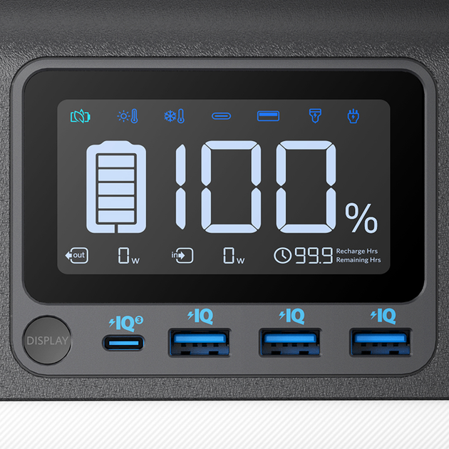 Зарядна станція Anker PowerHouse 535 / 716 Вт / 512 Вт⋅год / LiFePO4 (A1751311) - зображення 8