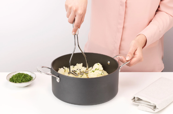 Картоплем'ялка Brabantia Profile 27,1 см сіра хвиляста (250484) - изображение 2
