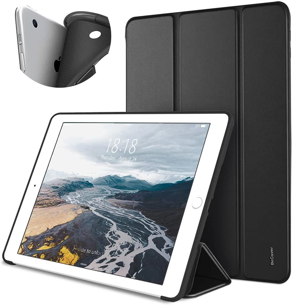 Чехол для планшета BeCover Tri Fold Soft TPU Silicone для Apple iPad 9.7 2017/2018 A1822/A1823/A1893/A1954 Black (BC_706875) - Фото 2 Чехол для планшета BeCover Tri Fold Soft TPU Silicone для Apple iPad 9.7 2017/2018 A1822/A1823/A1893/A1954 Black (BC_706875) - изображение 2