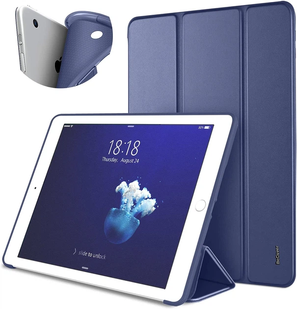Чехол для планшета BeCover Tri Fold Soft TPU Silicone для Apple iPad 9.7 2017/2018 A1822/A1823/A1893/A1954 Deep Blue (BC_706876) - Фото 2 Чехол для планшета BeCover Tri Fold Soft TPU Silicone для Apple iPad 9.7 2017/2018 A1822/A1823/A1893/A1954 Deep Blue (BC_706876) - изображение 2