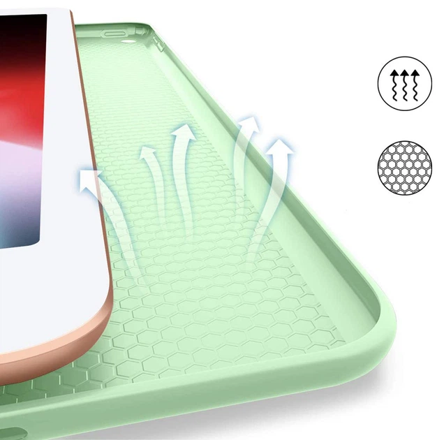 Чехол для планшета BeCover Tri Fold Soft TPU Silicone для Apple iPad 9.7 2017/2018 A1822/A1823/A1893/A1954 Green (BC_706878) - Фото 4 Чехол для планшета BeCover Tri Fold Soft TPU Silicone для Apple iPad 9.7 2017/2018 A1822/A1823/A1893/A1954 Green (BC_706878) - изображение 4