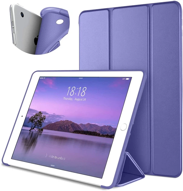 Чехол для планшета BeCover Tri Fold Soft TPU Silicone для Apple iPad 9.7 2017/2018 A1822/A1823/A1893/A1954 Purple (BC_706880) - Фото 2 Чехол для планшета BeCover Tri Fold Soft TPU Silicone для Apple iPad 9.7 2017/2018 A1822/A1823/A1893/A1954 Purple (BC_706880) - изображение 2