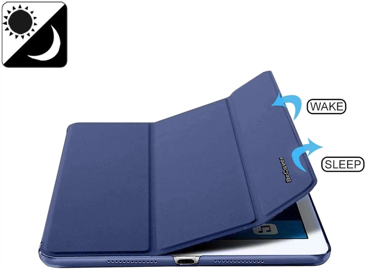 Чехол для планшета BeCover Tri Fold Hard для Apple iPad 9.7 2017/2018 A1822/A1823/A1893/A1954 Deep Blue (BC_706731) - изображение 4