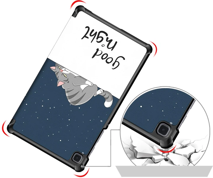 Чехол для планшета BeCover Smart Case для Samsung Galaxy Tab S6 Lite 10.4 P610/P613/P615/P619 Good Night (BC_708327) - изображение 3