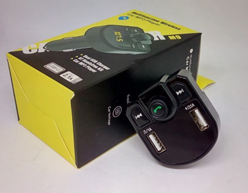 Автомобильный FM Модулятор CAR M9 трансмиттер для авто с Bluetooth MP3 передатчик черный - изображение 4