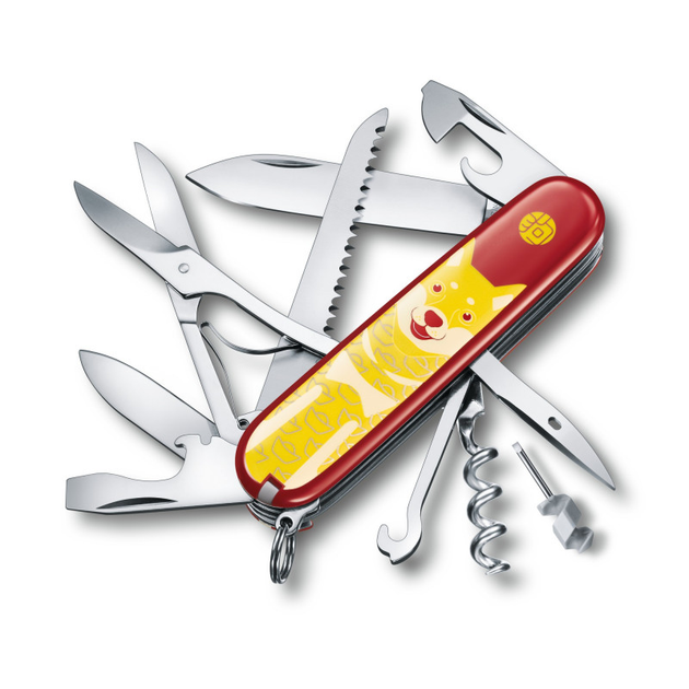 Складной нож Victorinox HUNTSMAN Year of the Dog 1.3714.E7 - изображение 1