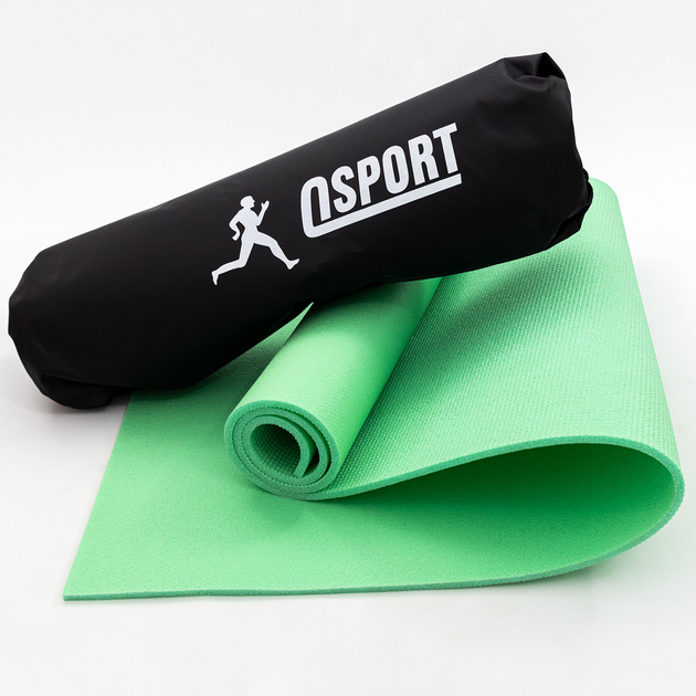 Коврик для йоги, фитнеса и спорта (каремат спортивный) OSPORT Спорт 8мм ...