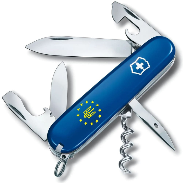 Складной нож Victorinox SPARTAN UKRAINE Трезубец в ЕС 1.3603.2_T1140u - изображение 1