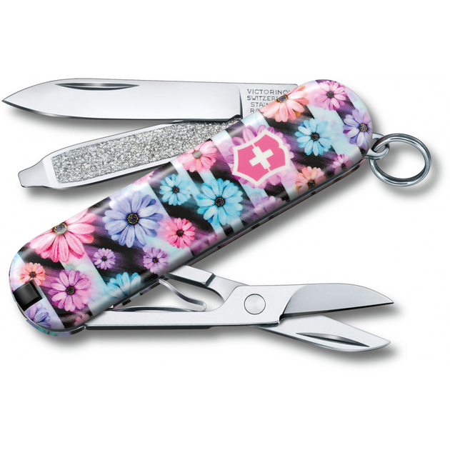 Складной нож Victorinox CLASSIC LE Dynamic Floral 0.6223.L2107 - изображение 1