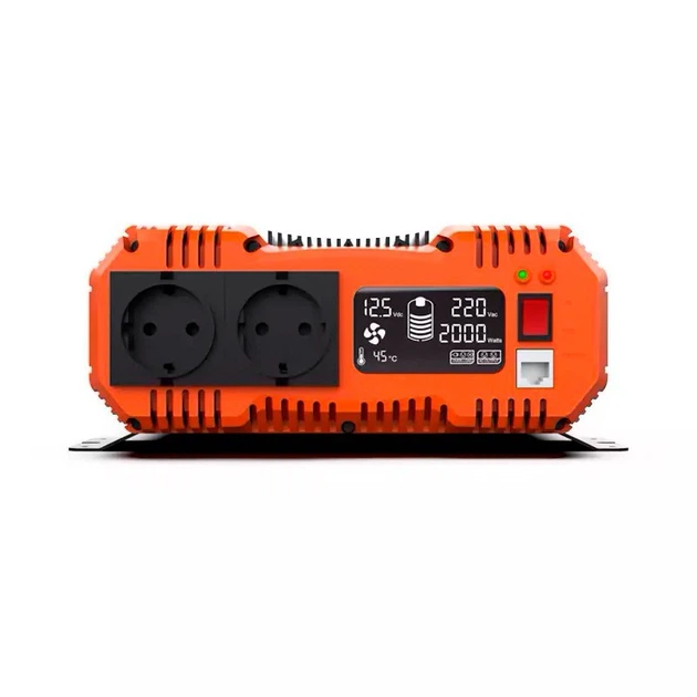 Инвертор синусоидальный Fchao KSC-2500W, 12В (преобразователь ...