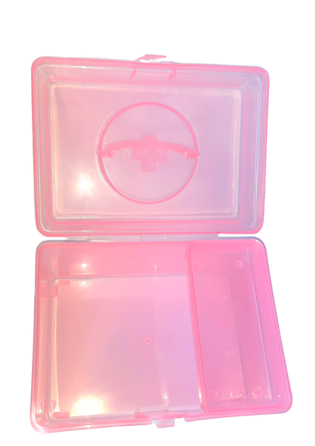 Органайзер для медикаментов "Аптечка" розовый (W100228) - изображение 2