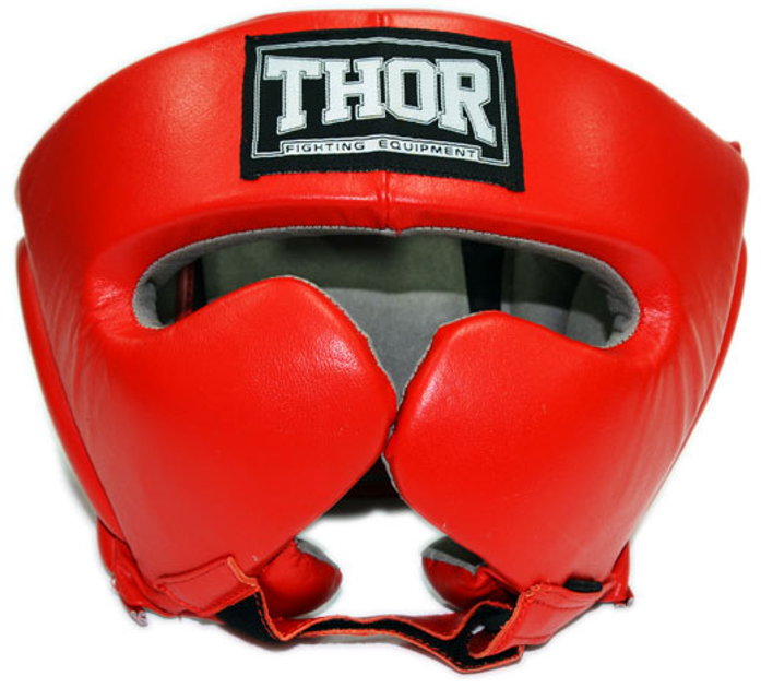 Боксерский шлем Thor 716 M PU Красный (7000649680512) – фото, отзывы ...