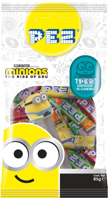 Игрушка с конфетами PEZ Миньоны 1+10 х 8.5 г (4000161069522) – купить в ...