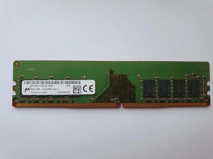 Оперативная память Micron DDR4 8Gb PC4-2666V (MTA8ATF1G64AZ-2G6E1