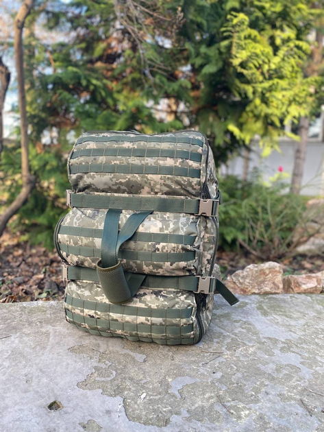 Сумка рюкзак військовий 70 л з відділеннями та карманами - зображення 1