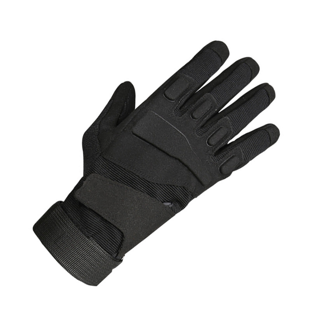 Чоловічі повнопалі тактичні рукавиці Lesko E002 Black L (F_4927-19512) - зображення 1