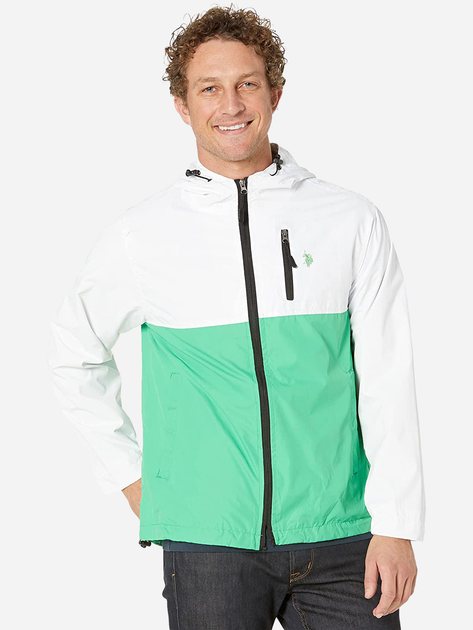 Ветровка U.S. Polo Assn 42208596 S Белый/Зеленый (1159770616) – в ...