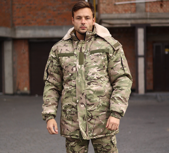 Куртка-бушлат военная мужская тактическая ВСУ (ЗСУ) Мультикам 8586 50 размер - изображение 1