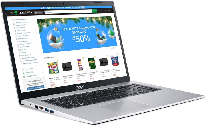 Ноутбук Acer Aspire 3 A317-33 17.3" FullHD матовий / CPU Intel Pentium ...