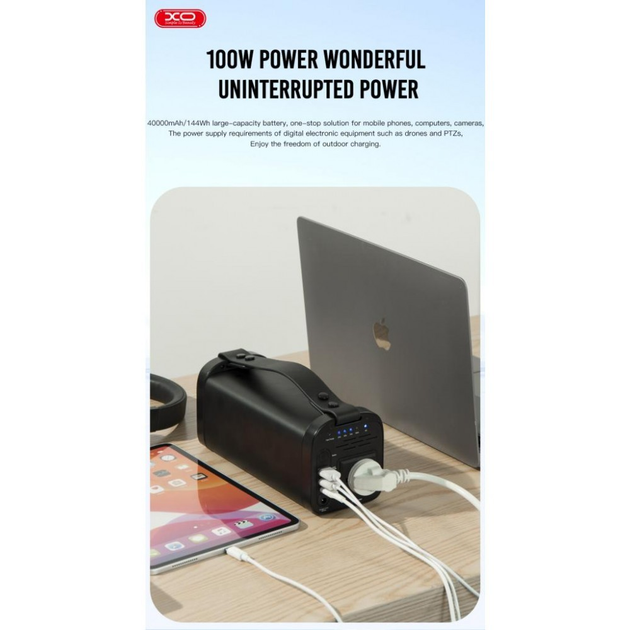 Повербанк с розеткой 220V-50Hz 100W, Powerbank большой ёмкости 144Wh ...