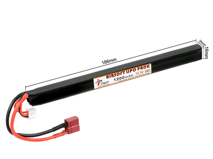 Акумулятор LI-PO 1200MAH 11,1 V 20C — DEANS, IPOWER - зображення 2