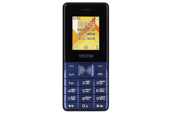 Мобiльний телефон Tecno T301 Dual Sim Deep Blue (4895180778681) – фото ...