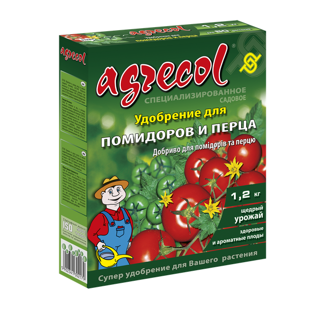 Удобрение для помидоров и перца Agrecol 1,2 кг - Фото 1 Удобрение для помидоров и перца Agrecol 1,2 кг - изображение 1