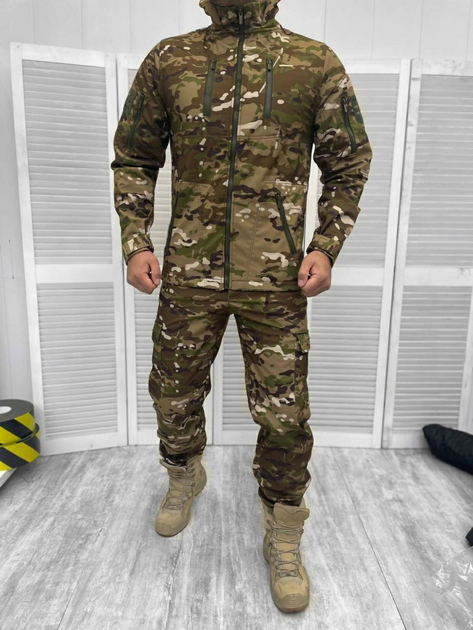 Костюм Multicam (зима) Soft Shell тактичний M - зображення 1