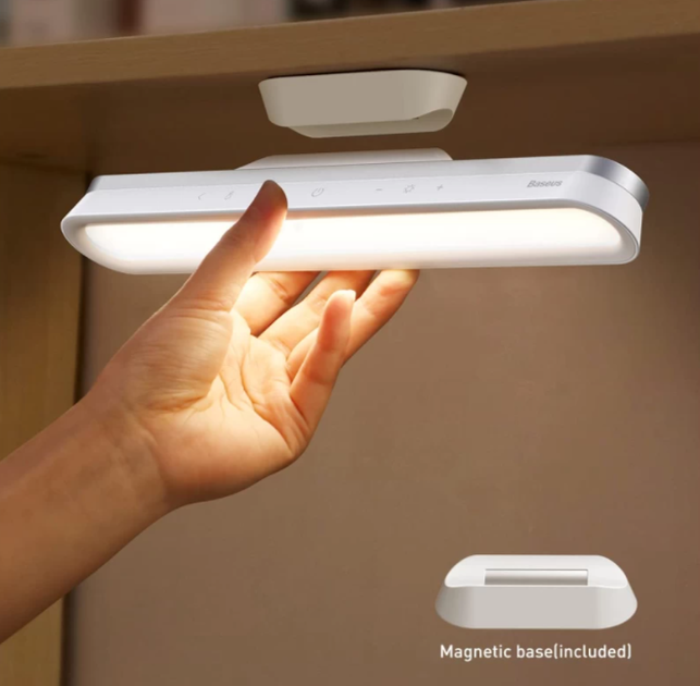 Лампа светодиодная Baseus Magnetic Stepless Dimming PRO White (DGXC-02), портативный светильник - зображення 4