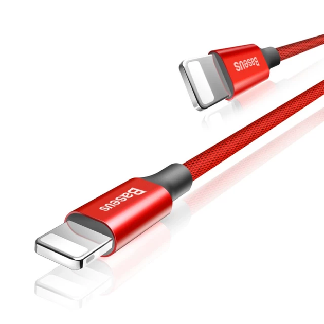Кабель Baseus Yiven Cable For Apple 1.2M Red(W) (CALYW-09) - Фото 5 Кабель Baseus Yiven Cable For Apple 1.2M Red(W) (CALYW-09) - изображение 5
