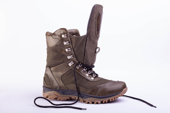 Берці зимові ТМ GERC | Тактичні зимові черевики Хаккі Розмір 44 kit0103/44 - зображення 2