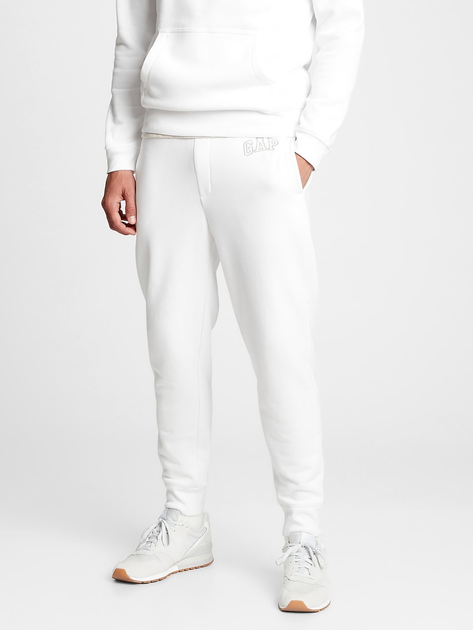 Спортивные штаны утепленные мужские GAP 481226449 L Белые (1159770499 ...