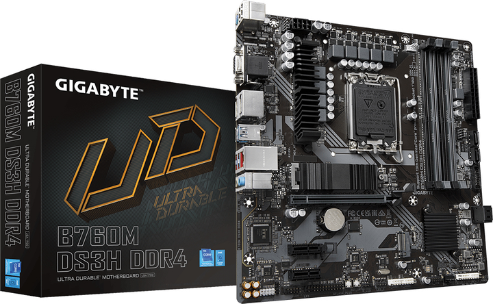 Материнська плата Gigabyte B760M DS3H DDR4 (s1700, Intel B760, PCI-Ex16) - зображення 5
